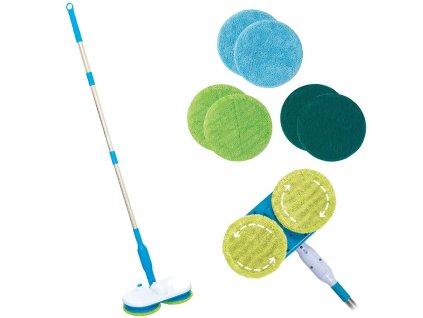 pol pl Mop obrotowy elektryczny bezprzewodowy 6 nakladek 3667 1