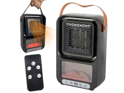 pol pl Faerlka termowentylator grzejnik elektryczny termostat 500w kominek mocny 5419 1