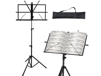 pol pl Stojak pulpit statyw do nut regulowany skladany pokrowiec 130cm 4841 1