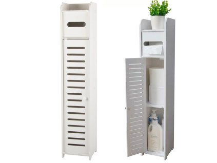 pol pl Szafka lazienkowa slupek regal organizer na papier 4678 1