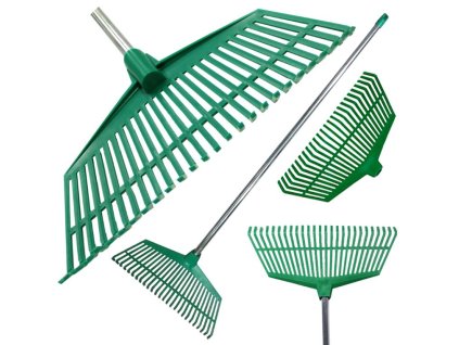 cze pl Zahradni hrabe na travnikove listky lehky plastovy stebla hlinik 40cm 5203 1