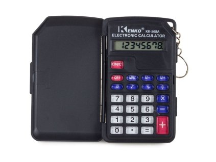 cze pl Kapesni kalkulacka 8mistny krouzek na klice skladaci pouzdro 69 1