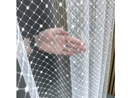 firany do salonu siatka wzor po calosci 9656 sklep alena 1