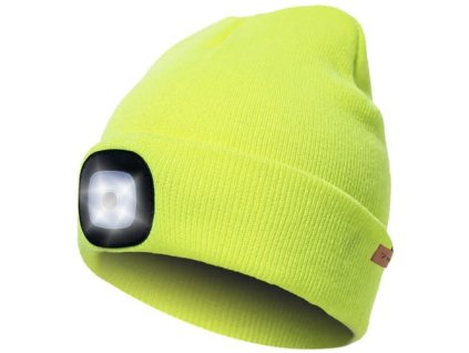 Zimni cepice s baterkou zluta Trizand 22664 16997 7