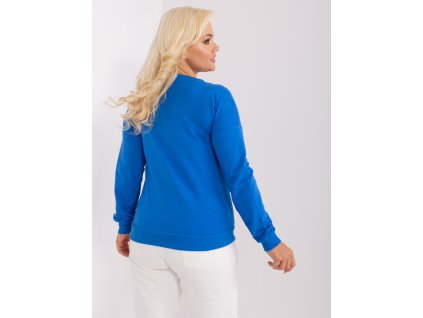 Dark blue plain basic blouse (Barva dark blue, Velikost ONE SIZE)