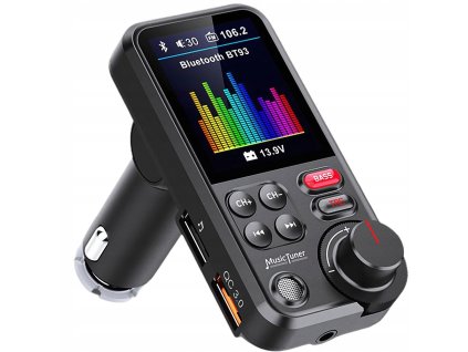 Bluetooth transmitter FM 5.0 do auta