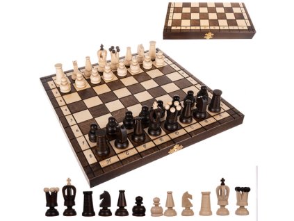 Dřevěná sada - královské šachy
