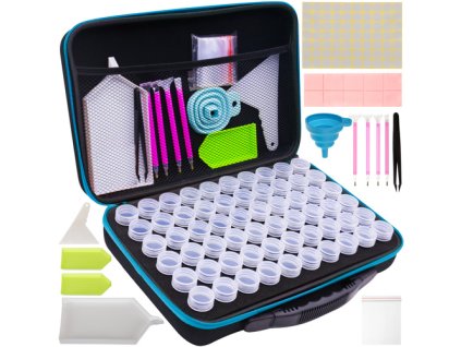 Doplňky na diamantové malování v pouzdře