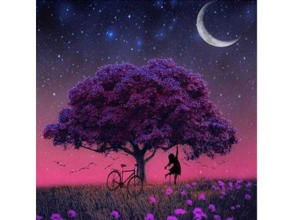 Diamantové malování obraz - kouzelný strom