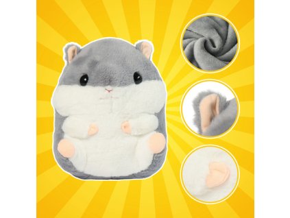 Křeček - polštář s dekou 2v1