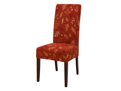Vánoční napínací potahy na židle 6 ks – červené