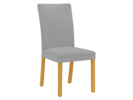 Elastické potahy na židle – sada 6 ks, světle šedá
