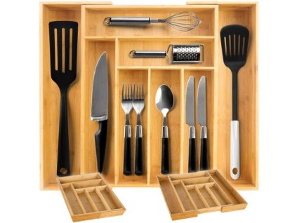 Bambusová vložka/organizér do zásuvky