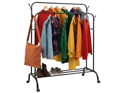 Stojan/věšák na oblečení na kolečkách
