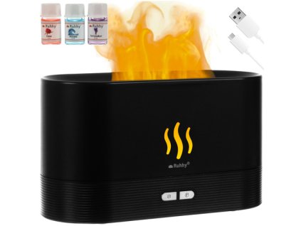 Aroma difuzér - zvlhčovač 180ml s efektem ohně