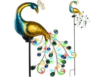 Solární lampa páv Gardlov 25281 (Velikost uniwersalny)