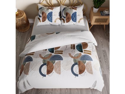 Ložní povlečení z bavlněného saténu 220x200cm