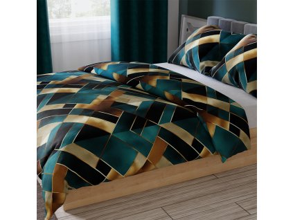 Ložní souprava z bavlněného saténu 220x200cm