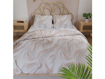 Ložní souprava z bavlněného saténu 220x200cm CALM