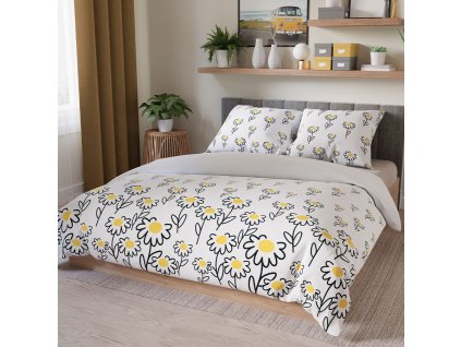 Ložní souprava z bavlněného saténu 160x200cm BELLIS