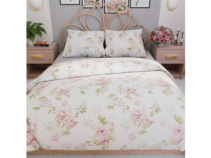 Ložní souprava z bavlněného saténu 220x200cm VALERIA