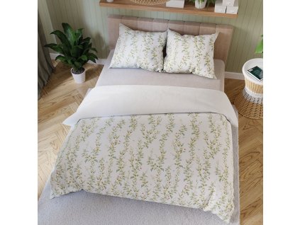 Saténová bavlněná sada ložního prádla 220x200cm RIMA