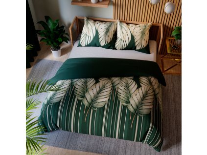 Ložní souprava TROPICANA z bavlněného saténu 160x200cm