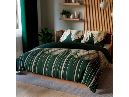 Ložní souprava TROPICANA z bavlněného saténu 220x200cm