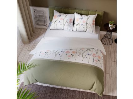 Ložní souprava FABLE z bavlněného saténu 160x200cm