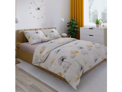 Ložní souprava GINKO z bavlněného saténu 160x200cm