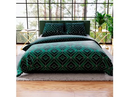 Ložní souprava z bavlněného saténu 220x200cm SAPHIRA