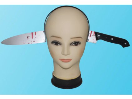 halloween opaska na glowe noz 58479