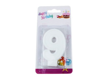 b swieczka na tort cyferka 9 71216