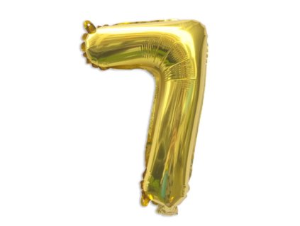 balon foliowy zlota cyfra 7 4 80714