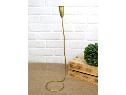 swiecznik metalowy 47x11 5 cm 86032