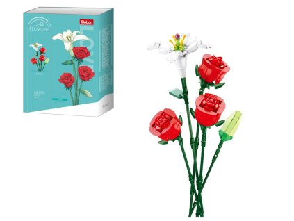 klocki sluban kwiaty roze i l 93092