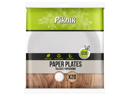 piknik talerz papierowy okrag 97233