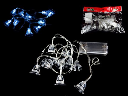 lampki 10 led dzwonki 1m zimn 29701
