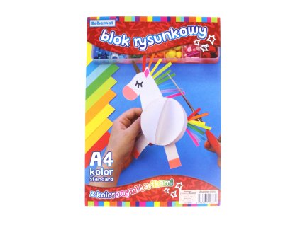 blok rysunkowy a4 kolor stand 49022