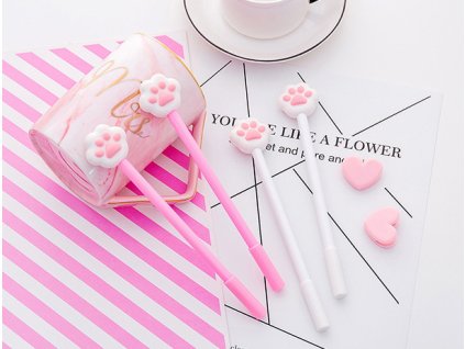 dlugopis zelowy miekki lapka 58016