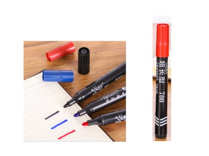 marker czerwony 14 cm 1 szt 62777