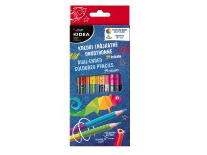 kredki trojkatne dwustronne 2 64717