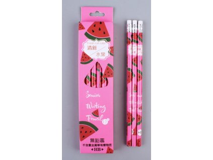 olowki z gumka arbuzy kpl 12 66249