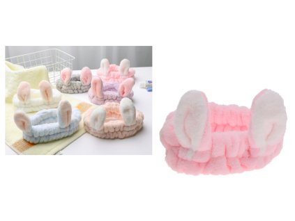 opaska pluszowa z uszami krol 71316