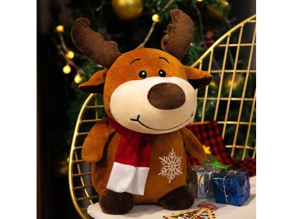 maskotka renifer w szaliku 35 89929