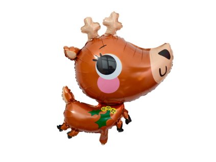balon foliowy renifer 80x61 c 92200