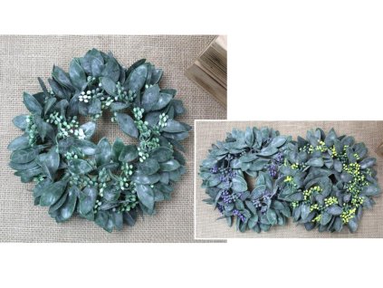 wianek sztuczny zielony bielo 94245