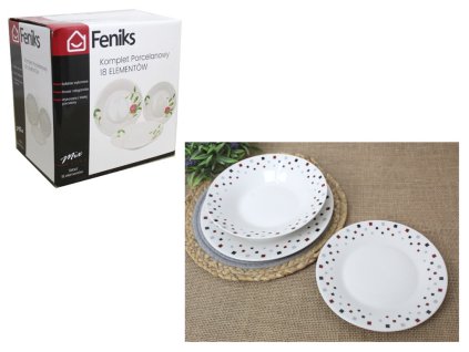 zestaw talerzy 18 el wzor kwa 94790