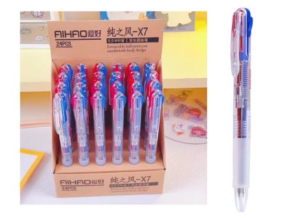 dlugopis 2 kolorowy niebiesk 101163