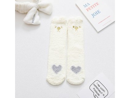 skarpety damskie serce grube 101807